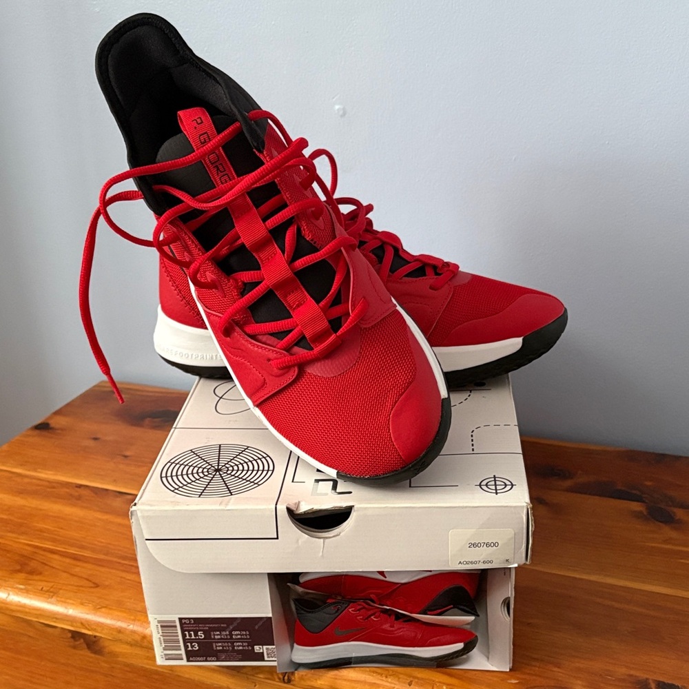 Nike PG 3 University Red Sneakers